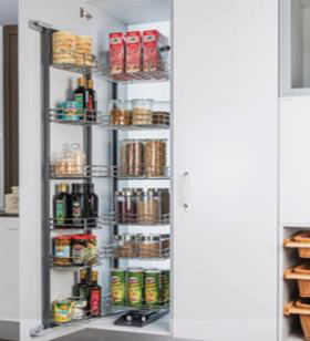 Kitchen Pantry Unit 450mm-Mechanism- Soft Close