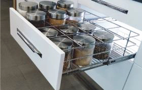 Right Angle Bottle Rack Kitchen