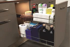 Detergent Pullout Basket - SS304 - 350mm