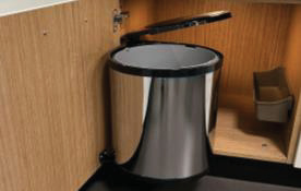Swing Out Waste Bin Rectangular (Single)