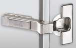 Hettich Intermat 9936 Hinge - TH42 for 14-32 mm thick doors; Opening angle 95° — Base -3.5 (Crank 16°) with Mounting Plate (D 0 mm)