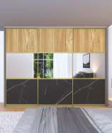 Hettich Vertical door frame cum Handle R type 3500mm DC 1