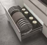 Hettich CargoPlus (Thali/Plate Inlets) Supplied with clamps & side holder — CP Thali/Plate W 762 mm, For IT 520 1 mm NL, Cab.900 mm Order along with IT 470/520