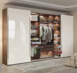 Hettich Soft Closing & Soft Opening; Max. Door Dimensions: Height-3000 mm & Width-2000 mm — Fitting Set for 4 door (18-30 mm Thickness) 1 Door weight upto 60 Kg