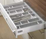 Hettich OrgaTray 560 (Adjustable Partition Cutlery) — For 470 mm depth, cab width 600 mm 1
