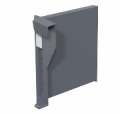 Hettich Internal Organizers — OrgaStore 830 Lengthwise Divider Anthracite