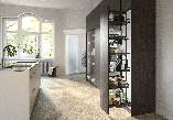 Hettich Olona (Larder Unit) - 400 mm width 6 Tier — Olona frame H1900-2250 CW400 anthracite 1