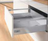 Hettich Finish : Silver — InnoTech Atira- 420 mm-Lengthwise Railing, L 1