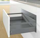 Hettich Finish : Anthracite — Lengthwise Railing, R - 450 mm - Anthracite 1