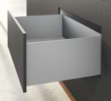 Hettich 1 Drawer Side Profile (Silver), Right Drawer side Profile-D350 mm H251 mm (Silver), Right