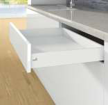 Hettich Finish : White — Rear panel Connector, L - 94 mm - White 1