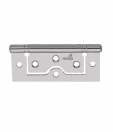 Hettich Flush Hinge, Square Edge, 4"x3"x2.5 Loading 1 capacity 40kg, SS finish (without screws)