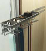 Hettich Cargo tie & belt pull out 1 ( W X D X H ) - 125 x 500 x 100 mm (KA runner & clamps to be ordered separately)