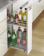 Hettich Cargo IQ 200 (Bottle Pull out - 2 tier) — For Cabinet width 150 mm 1