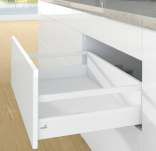 Hettich Finish : White — Rear panel Connector, L - 186 mm - White 1