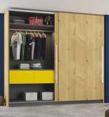 Hettich Door Dimensions: Height 2600 mm & Width 550-1500 mm — Silent system Soft Closing for 3 door weight 1 upto 50 kg upto 50 kg upto 50 kg Silent system Soft Closing for 3 door weight 1 upto 50 kg