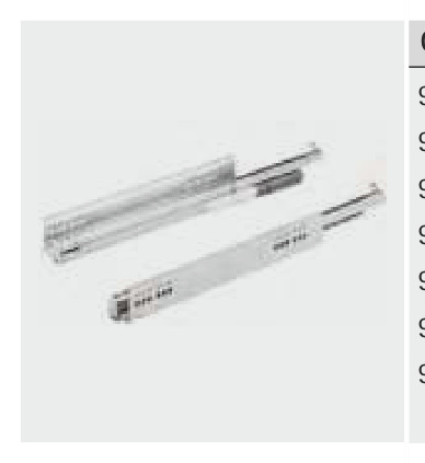 Hettich Quadro-V6 Full Extension 30 Kg with P2O — 350 mm with catches 1